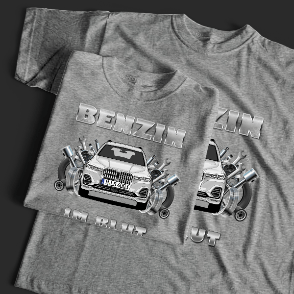 X7 T-Shirt Tuning mit Auto !