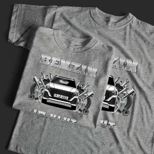 Q8 T-Shirt Tuning mit Auto !