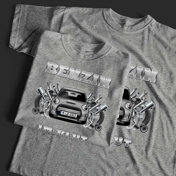 Cooper S T-Shirt Tuning mit Auto !