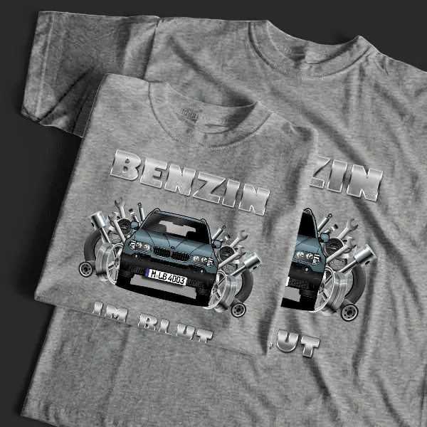 X3 T-Shirt Tuning mit Auto !