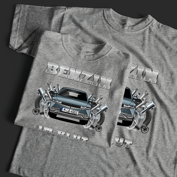 IONIQ (5-Türer) T-Shirt Tuning mit Auto !