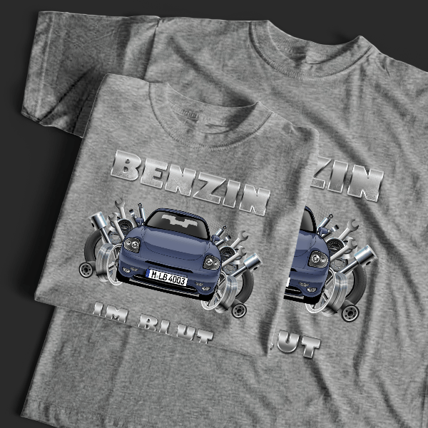 Barchetta T-Shirt Tuning mit Auto !