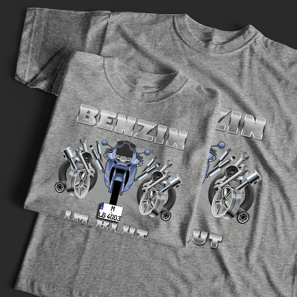 K 1200 RS T-Shirt Tuning mit Motorrad !