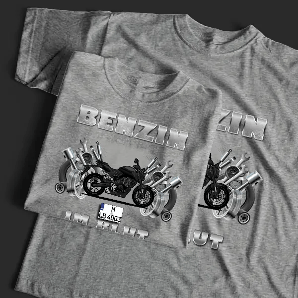 CB125 R T-Shirt Tuning mit Motorrad !