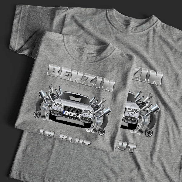 S7 Liftback T-Shirt Tuning mit Auto !