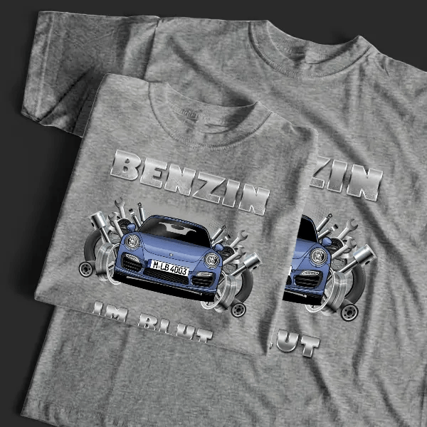 911 Turbo S T-Shirt Tuning mit Auto !