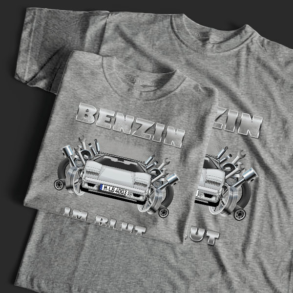 Countach Coupe T-Shirt Tuning mit Auto !