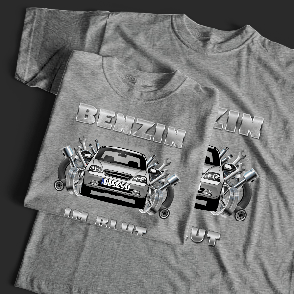 Nubira T-Shirt Tuning mit Auto !