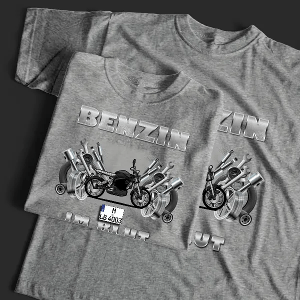 TC T-Shirt Tuning mit Motorrad !