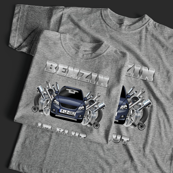 SX4 Limousine T-Shirt Tuning mit Auto !