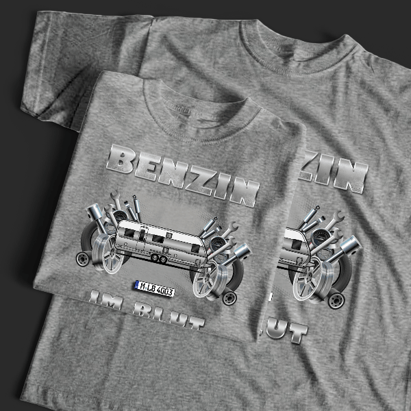 Exellent T-Shirt Tuning mit Campinganhänger !