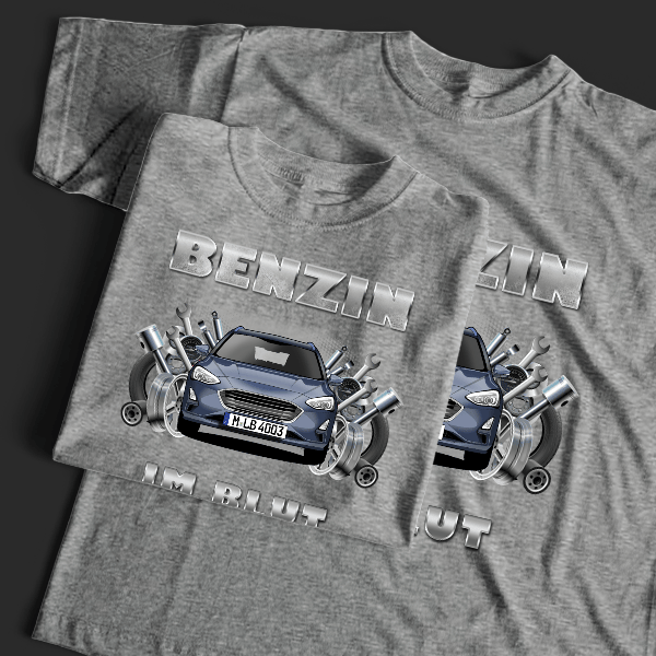 Focus Turnier T-Shirt Tuning mit Auto !