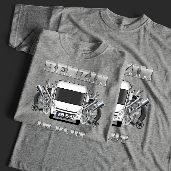 143 T-Shirt Tuning mit Wohnwagen !