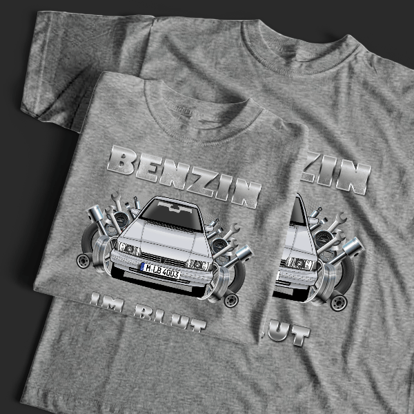 200er-Reihe Cabriolet T-Shirt Tuning mit Auto !