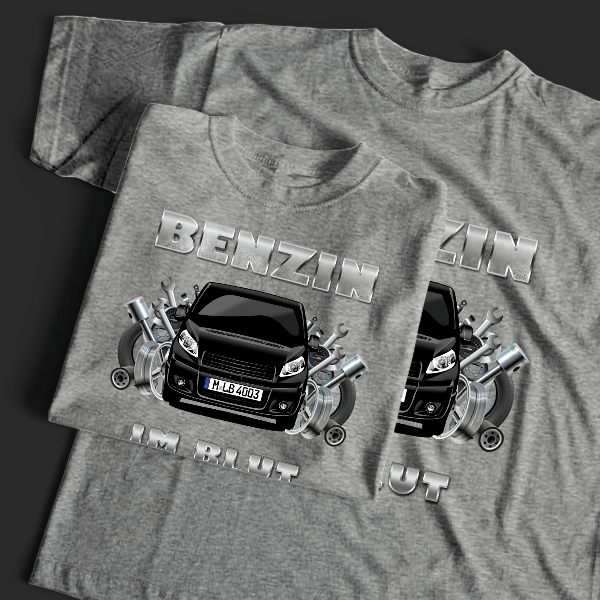Scudo T-Shirt Tuning mit Auto !