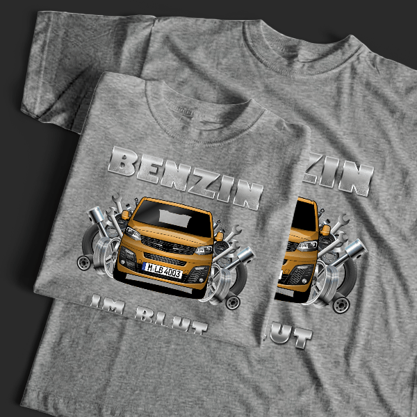 Zafira Life T-Shirt Tuning mit Auto !