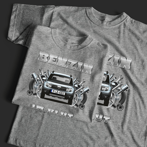 Duster T-Shirt Tuning mit Auto !