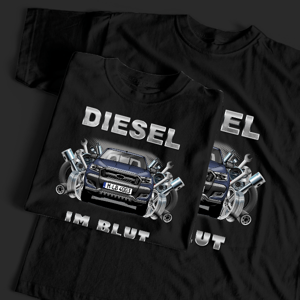 Ranger T-Shirt Tuning mit Auto !