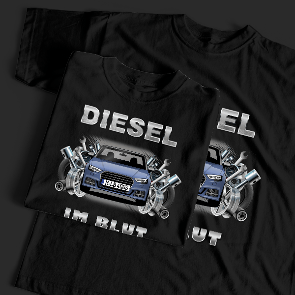 S3 T-Shirt Tuning mit Auto !