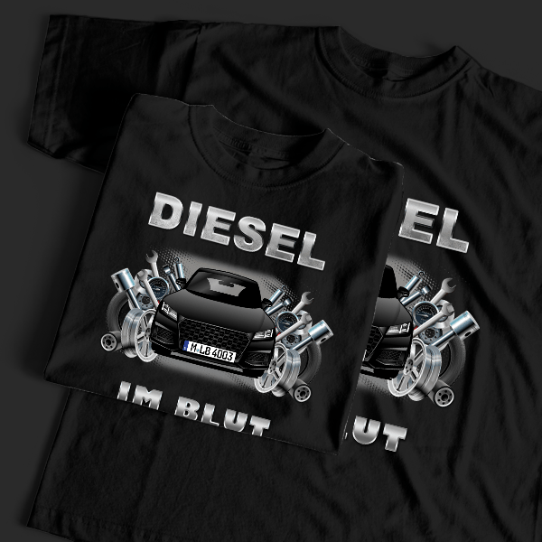 TT T-Shirt Tuning mit Auto !