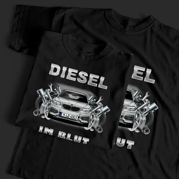 2er Reihe Coupe M T-Shirt Tuning mit Auto !