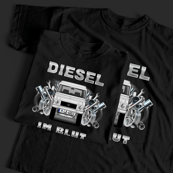 Iltis T-Shirt Tuning mit Auto !