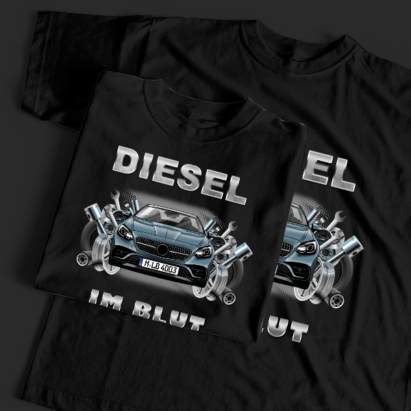 SLC Roadster T-Shirt Tuning mit Auto !
