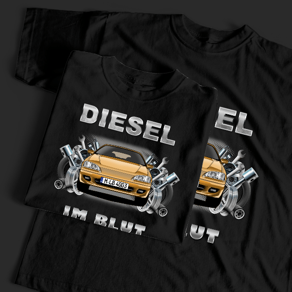 Paseo T-Shirt Tuning mit Auto !