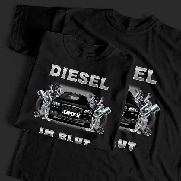 S8 T-Shirt Tuning mit Auto !