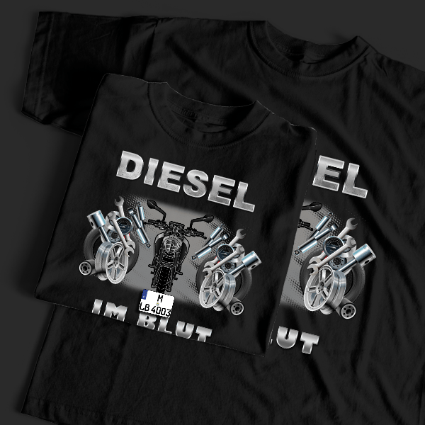 125 Duke T-Shirt Tuning mit Motorrad !