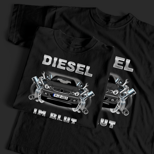 CLK T-Shirt Tuning mit Auto !