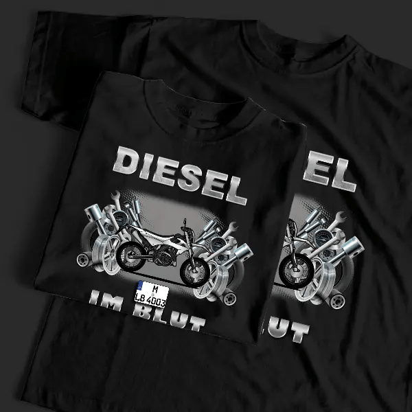 MRT 50 SM Pro T-Shirt Tuning mit Motorrad !