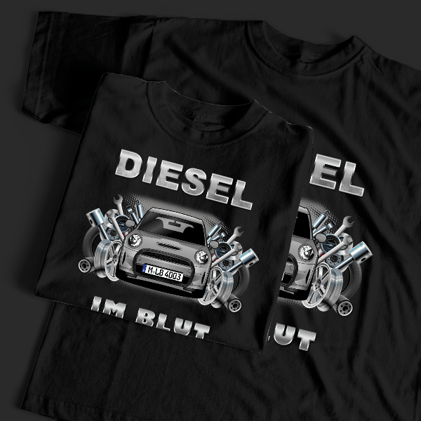 Cooper S T-Shirt Tuning mit Auto !