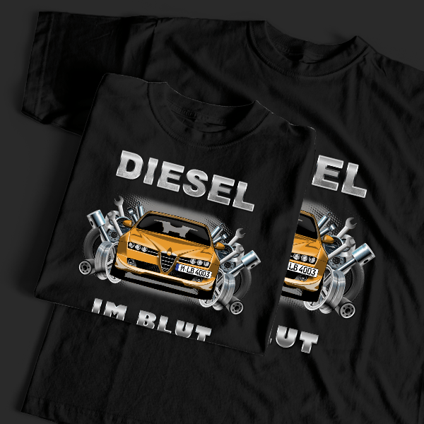 159 Sportwagon T-Shirt Tuning mit Auto !