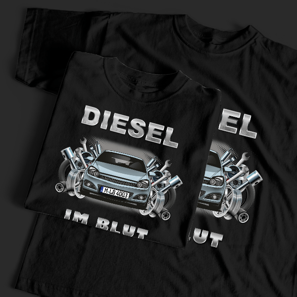 Astra GTC T-Shirt Tuning mit Auto !