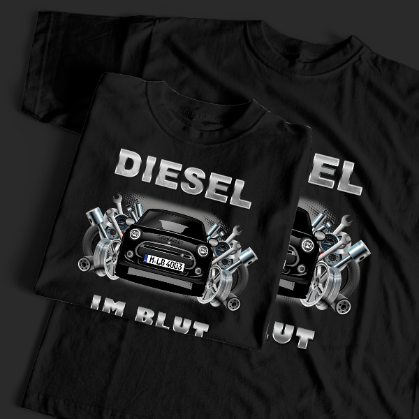 Cooper SE T-Shirt Tuning mit Auto !