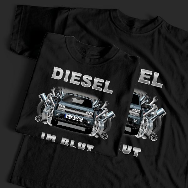 Trialblazer T-Shirt Tuning mit Auto !