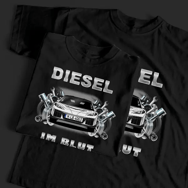 Corvette ZR1 T-Shirt Tuning mit Auto !