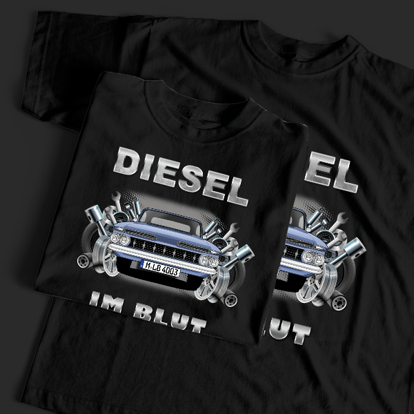 Impala T-Shirt Tuning mit Auto !
