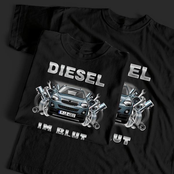 Antara T-Shirt Tuning mit Auto !