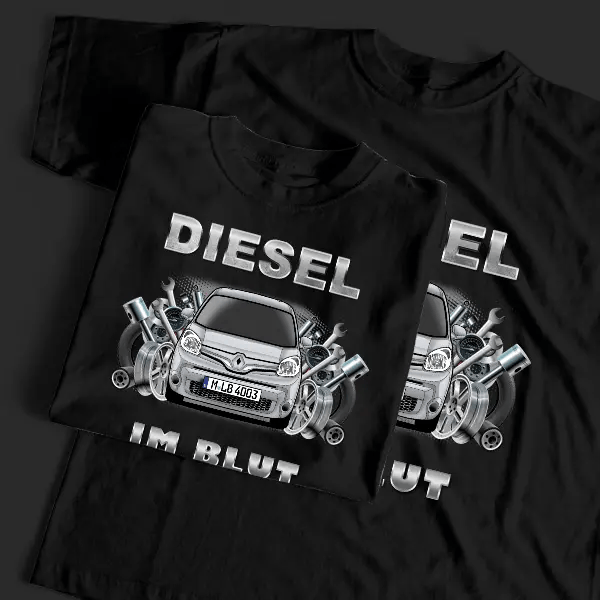 Kangoo T-Shirt Tuning mit Auto !