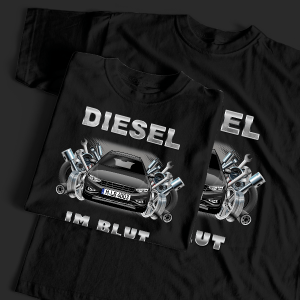 Passat Alltrack T-Shirt Tuning mit Auto !