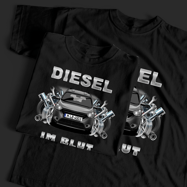 Dokker T-Shirt Tuning mit Auto !