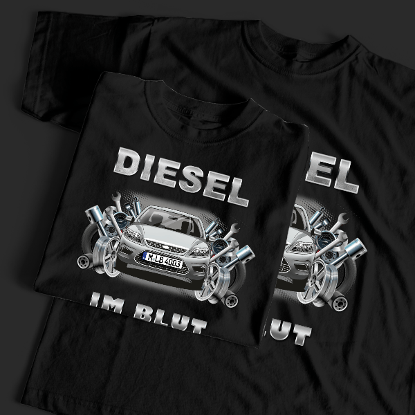 Focus (5-Türer) T-Shirt Tuning mit Auto !