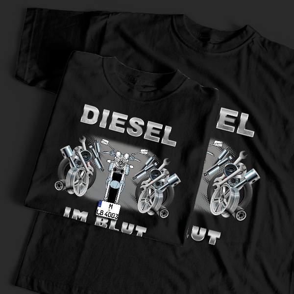 GSX 750 T-Shirt Tuning mit Motorrad !