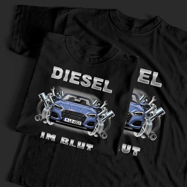 A5 Cabriolet T-Shirt Tuning mit Auto !