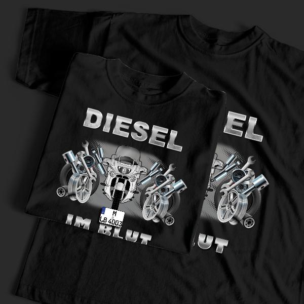 K 1200 LT T-Shirt Tuning mit Motorrad !