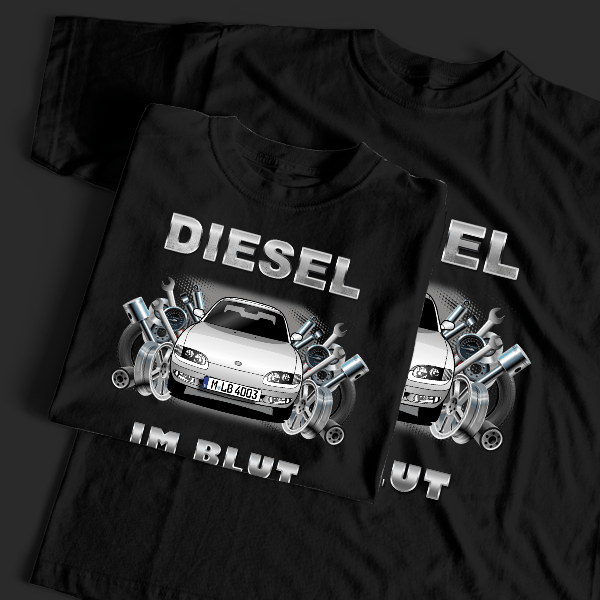 MX-6 T-Shirt Tuning mit Auto !