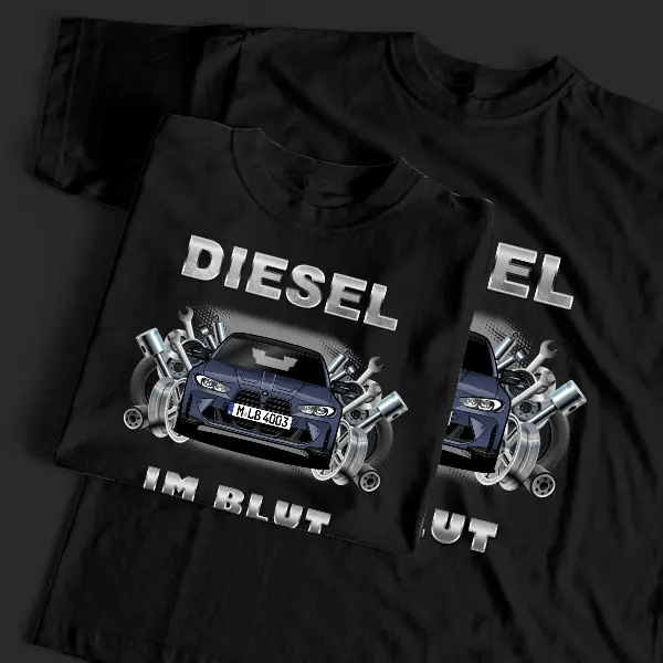 M3 T-Shirt Tuning mit Auto !