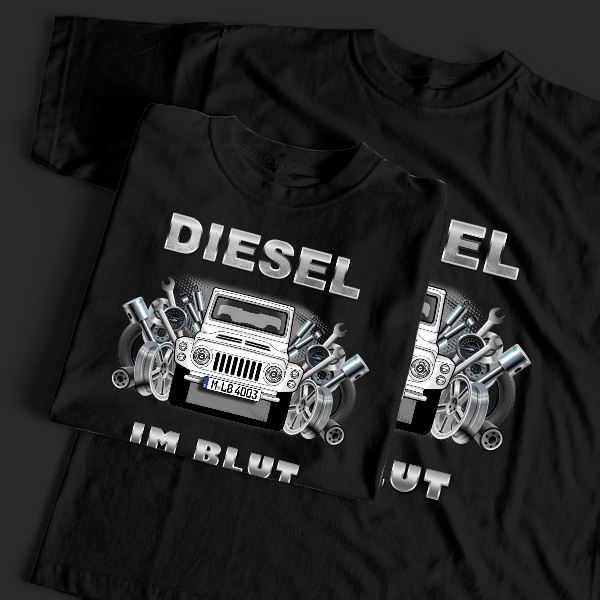 LJ T-Shirt Tuning mit Auto !